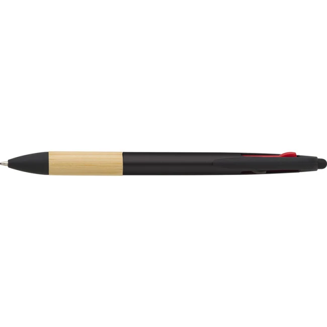 Bamboo Ballpen (3 Colour And Stylus)