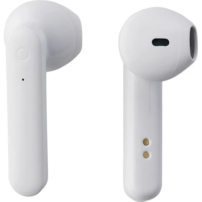 Earphones In Bamboo Case