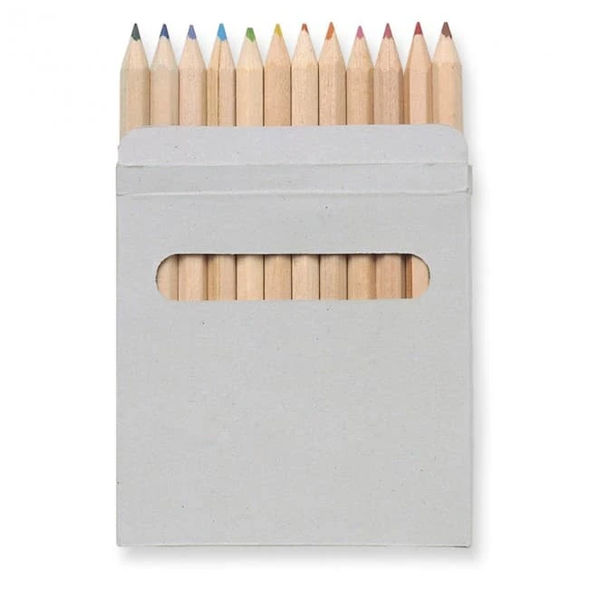12 Coloured Pencils Set