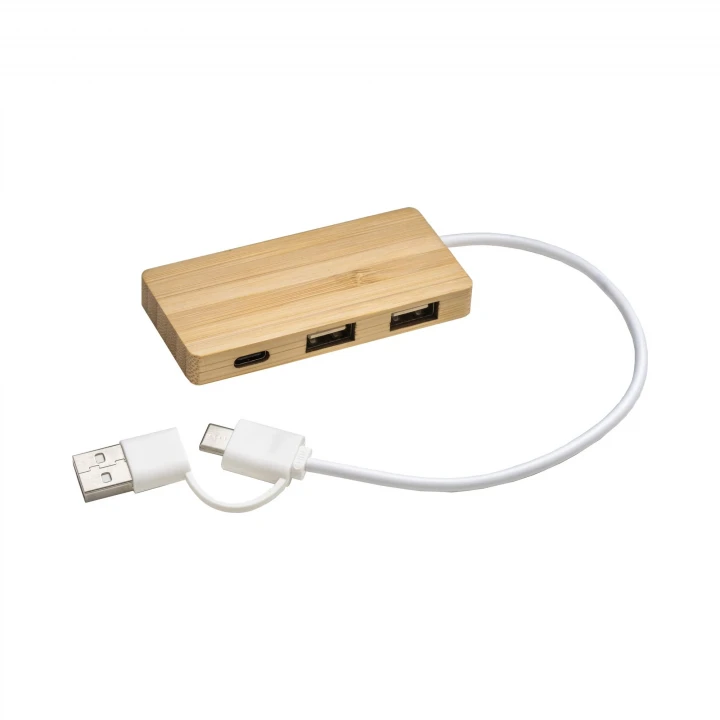 Sustainable Living Bamboo USB Hub
