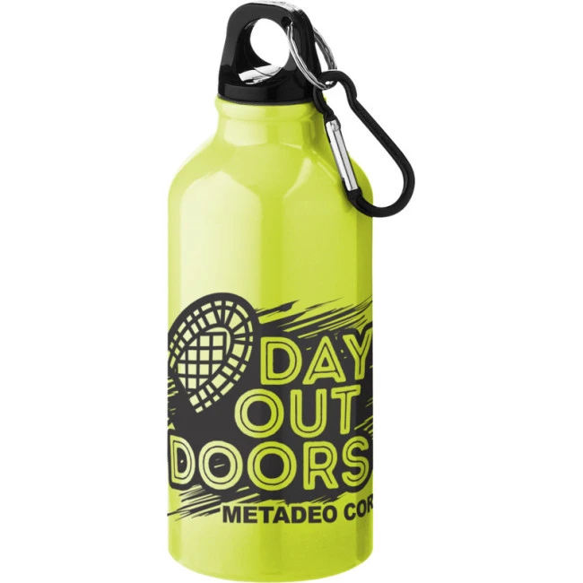 Oregon 400ml RCS Certified Single Wall Stainless Steel Water Bottle With Carabiner