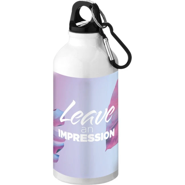 Oregon 400ml RCS Certified Single Wall Stainless Steel Water Bottle With Carabiner