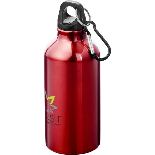 Oregon 400ml RCS Certified Single Wall Stainless Steel Water Bottle With Carabiner