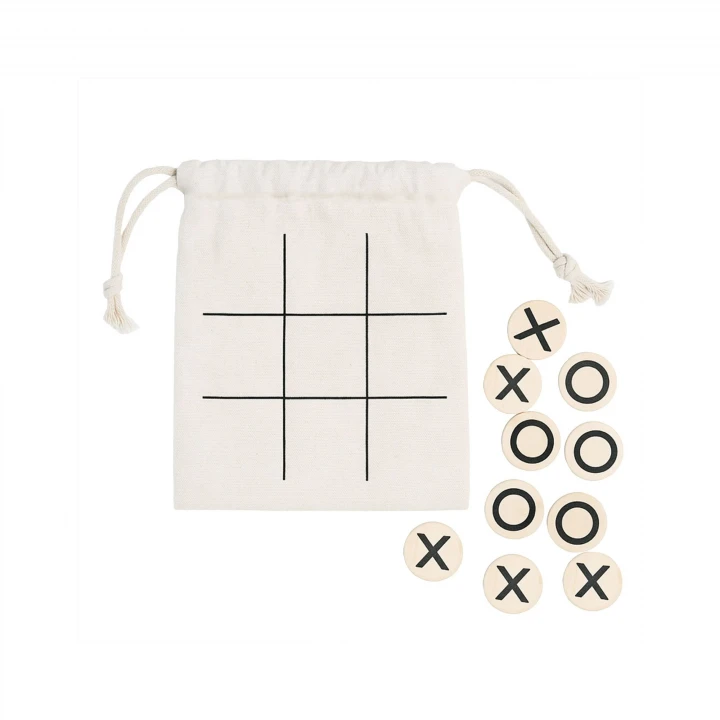 Sustainable Living Wooden tic-tac-toe game