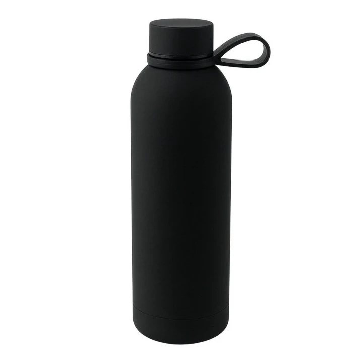 Sustainable Living Thermal 500ml Bottle With Rubberised Finish