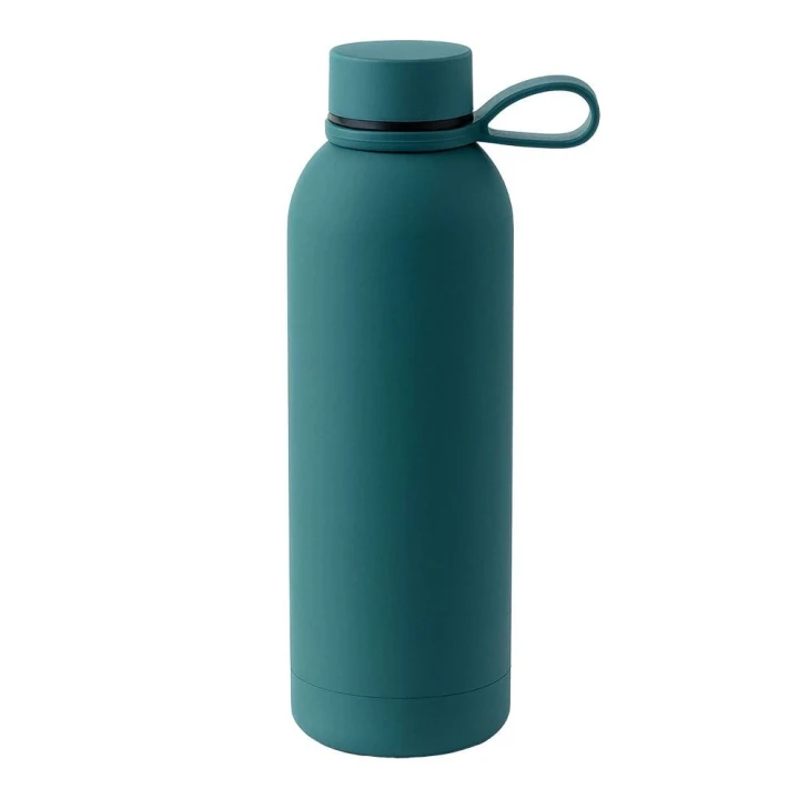 Sustainable Living Thermal 500ml Bottle With Rubberised Finish