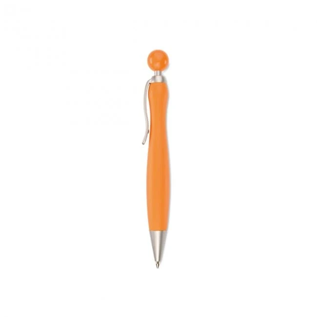 Ball pen with ball plunger
