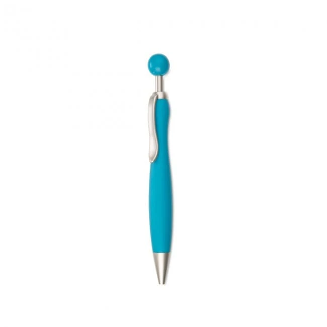 Ball pen with ball plunger
