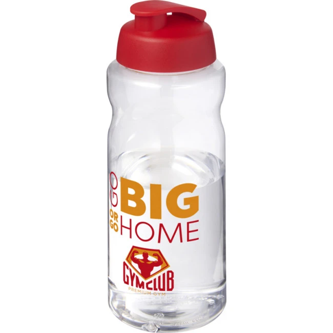 H2O Active Big Base 1 Litre Flip Lid Sport Bottle