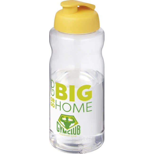 H2O Active Big Base 1 Litre Flip Lid Sport Bottle
