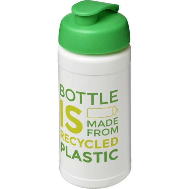 Baseline Recycled Sport Bottle With Flip Lid 500ml