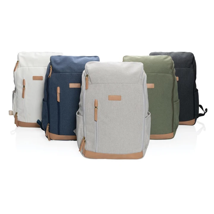 Impact Aware Recycled Canvas 15" Laptop Backpack 16oz