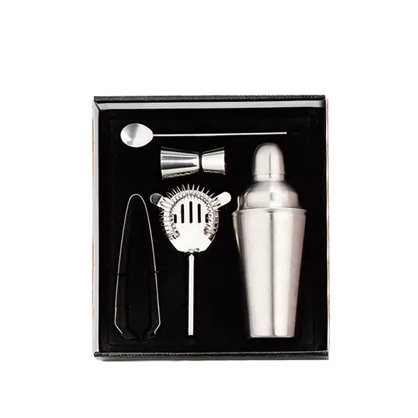 5 Piece Stainless Steel Cocktail Shaker set