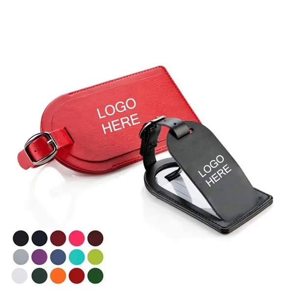 Custom Leather Luggage Tag