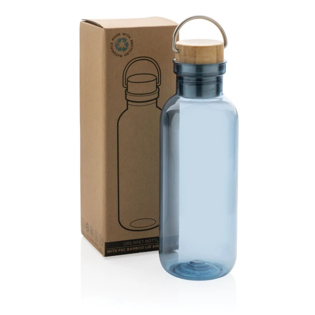 RCS Rpet Bottle With Bamboo Lid And Handle 680ml