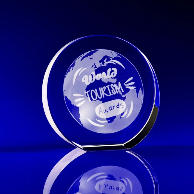 Tapered Disc Crystal Award, 110
