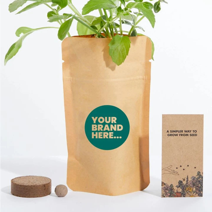 Grow Kit in Kraft Pouch