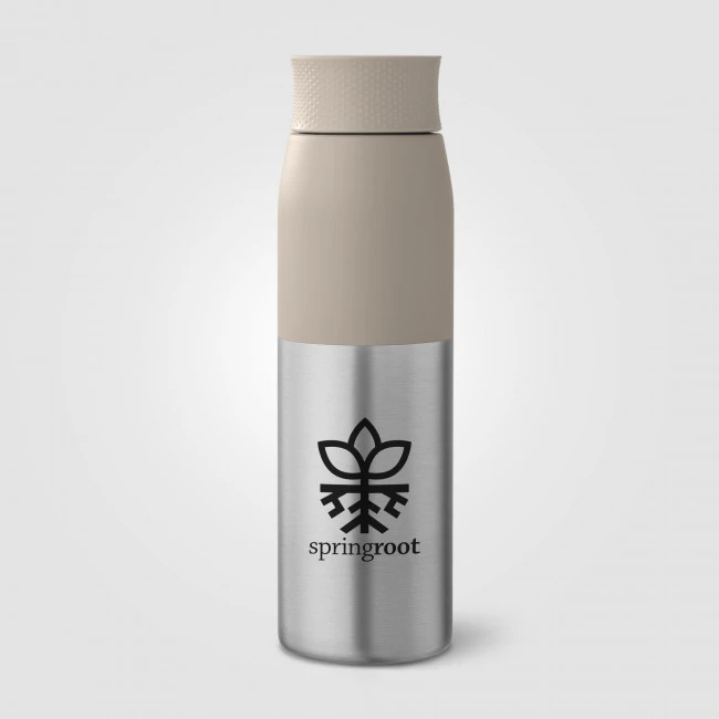 Borealis Recycled Stainless Steel Twist Lid Bottle 650ml