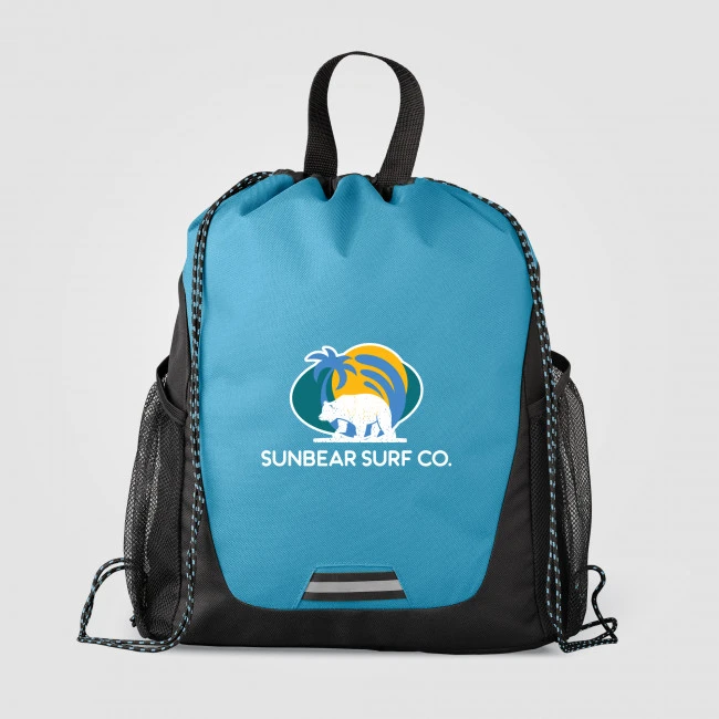 Jotun Recycled Polyester Pocketed Drawstring Bag 10L