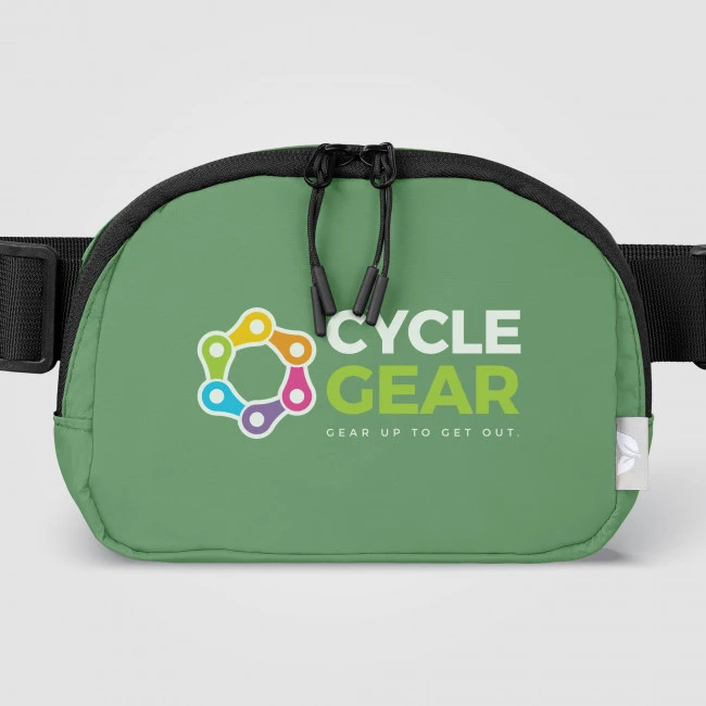Taiga rPET Nylon Zippered Waist Bag 1.2L