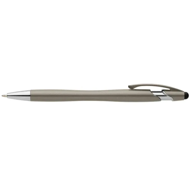 La Jolla Recycled Plastic Metallic Stylus Pen