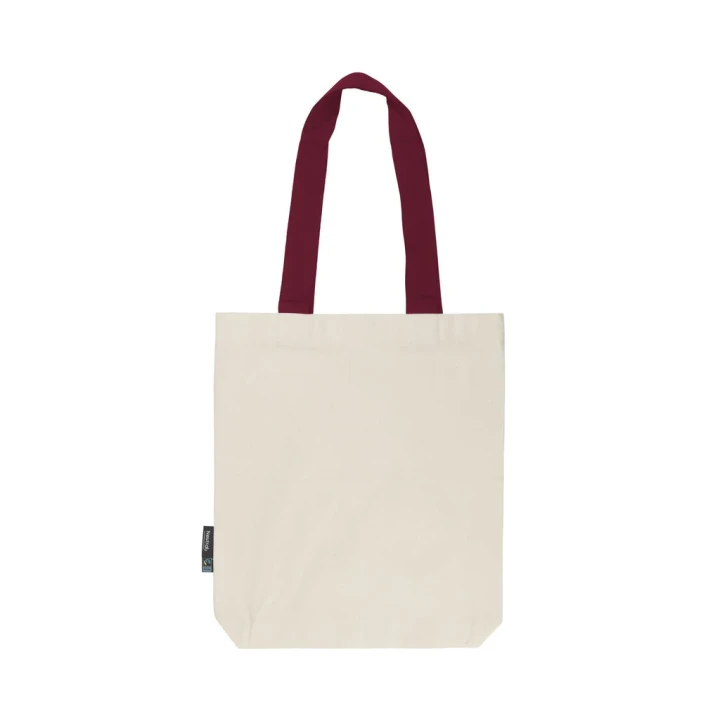 Fairtrade Organic Twill Bag With Contrast Handles Neutral®