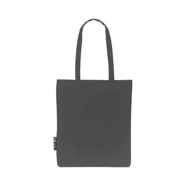 Fairtrade Organic Shopping Bag Long Handles Neutral® 