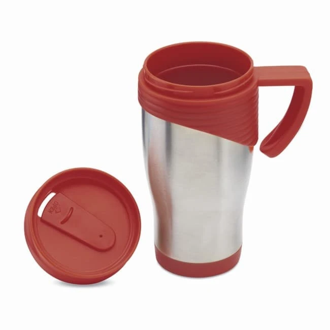 Stainless steel travel mug