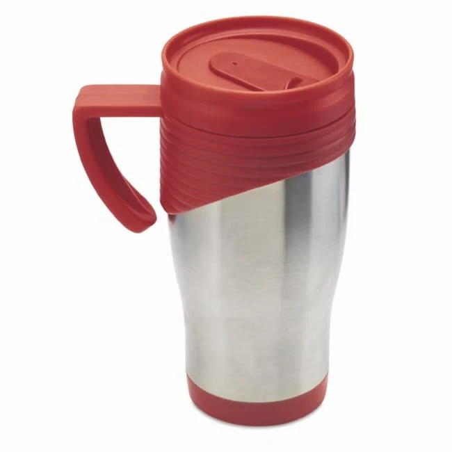 Stainless steel travel mug