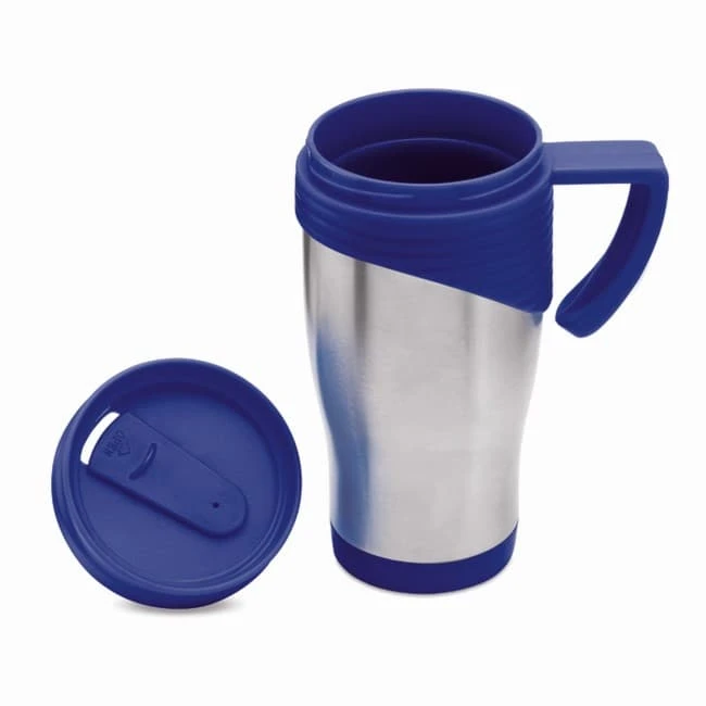 Stainless steel travel mug