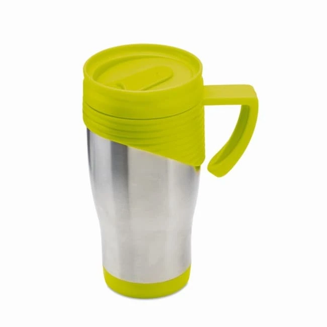 Stainless steel travel mug