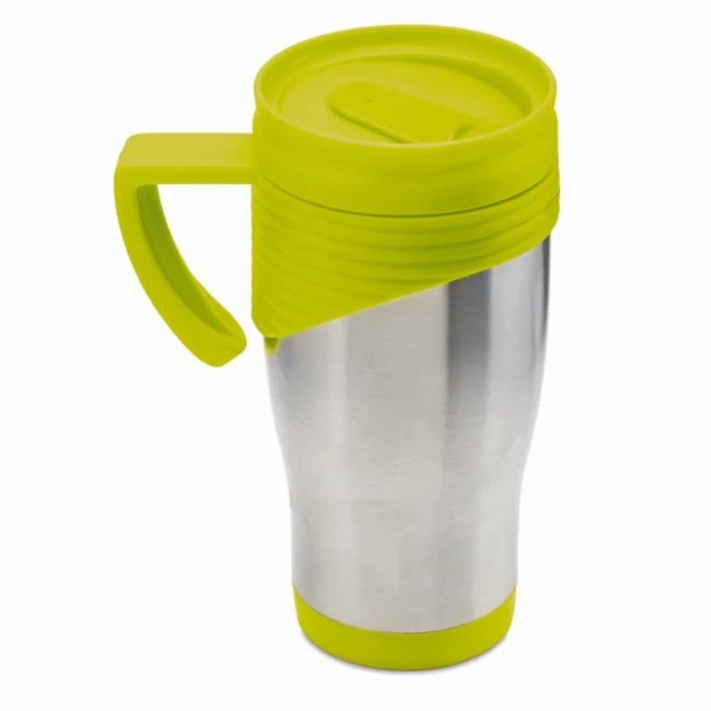 Stainless steel travel mug
