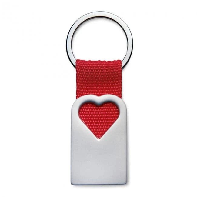 Heart Metal Keyring