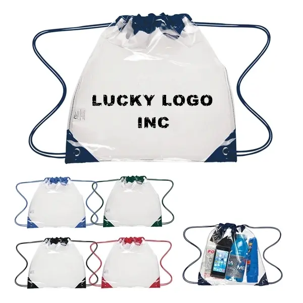 Transparent Drawstring Backpack
