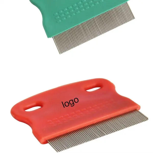Stainless steel pet flea comb