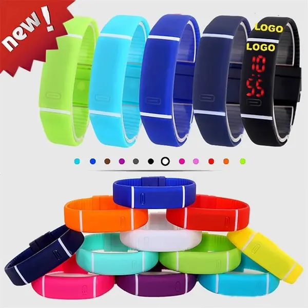 New Silicone LED Sport Watch Bracelet