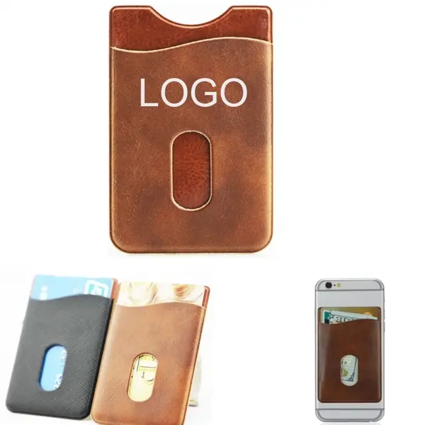 PU phone wallet card sleeve