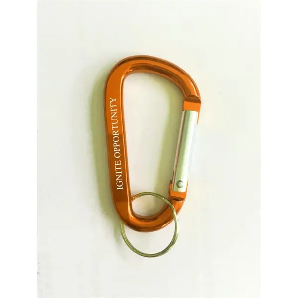 Aluminum Carabiner With Key Ring