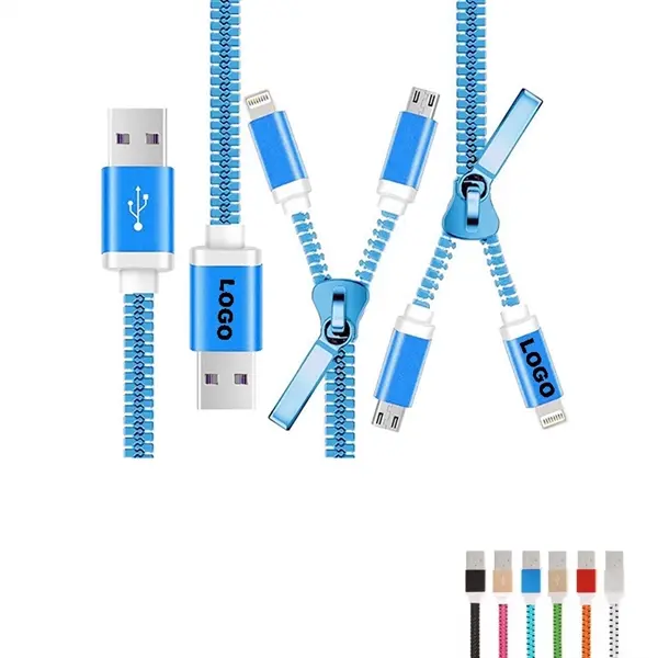 Zipper Micro USB Data Cable