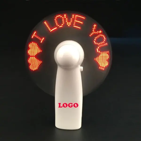 Custom Mini Fan with LED Message