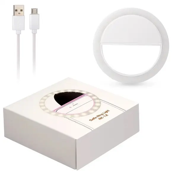Mini LED Rechargeable Selfie Ring Light