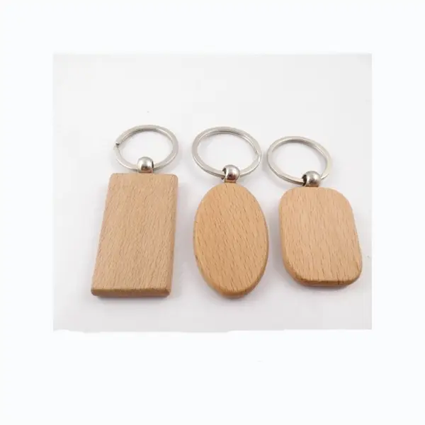 1 3/5" Wooden Keyclasp