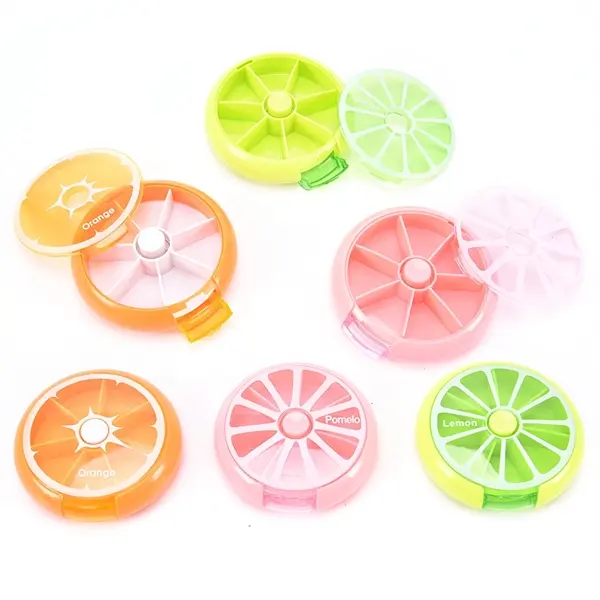 7 Compartments Weekly Medicine Box Pill Box