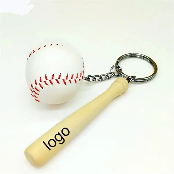 Baseball Keychain