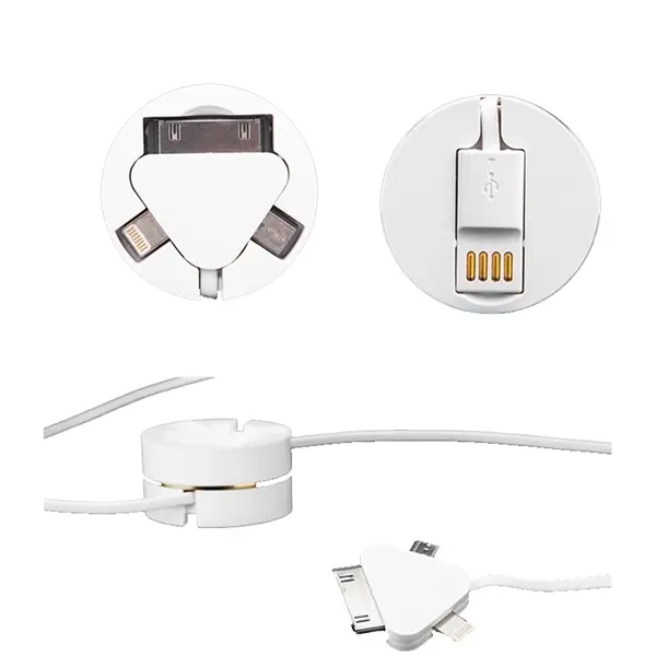 3 In 1 Retractable Charging Cable