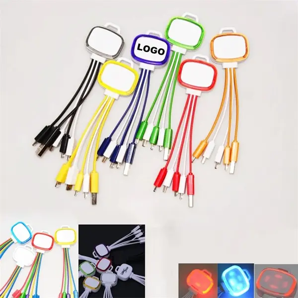 4-in-1 Charger Cable with LED light