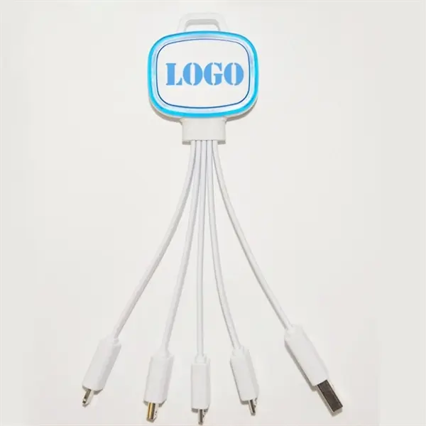 4-in-1 Charger Cable with LED light