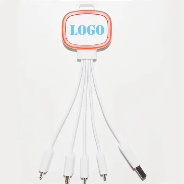4-in-1 Charger Cable with LED light