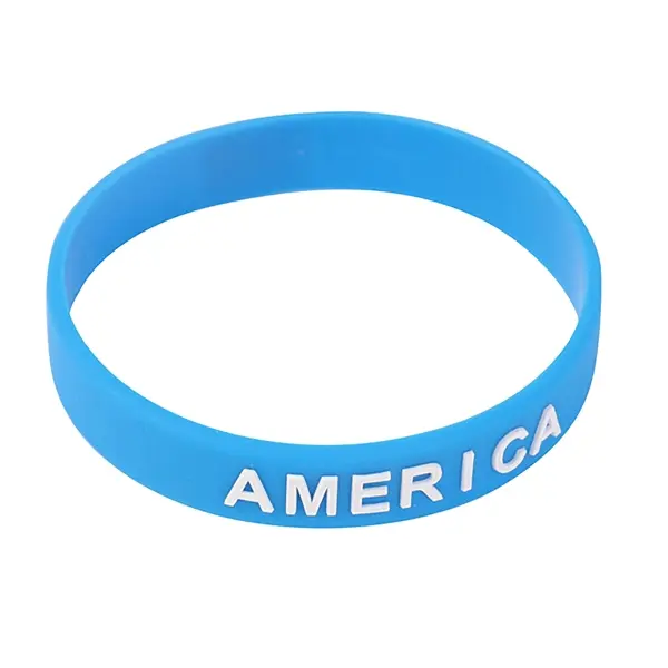 1/2'' Inch Silicone Wristband