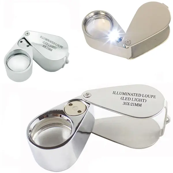 LED Metal Illuminated Loupe 30X